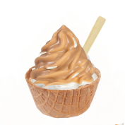 Premium Dip Hazelnut,Soft Ice Corner,Angelo,Good Choice;Small 3,50 - Large 4,00