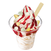 Sundae Extra Rote Fruchte Meringue,Angelo,Soft Ice Corner;3,35